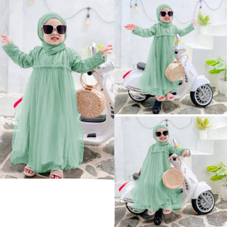 Maxi RENATA KID Tille / MAXI KID RENATA / MAXI ANAK LEBARAN / GAMIS ANAK TILE KOMBI / MAXI ANAK TERBARU