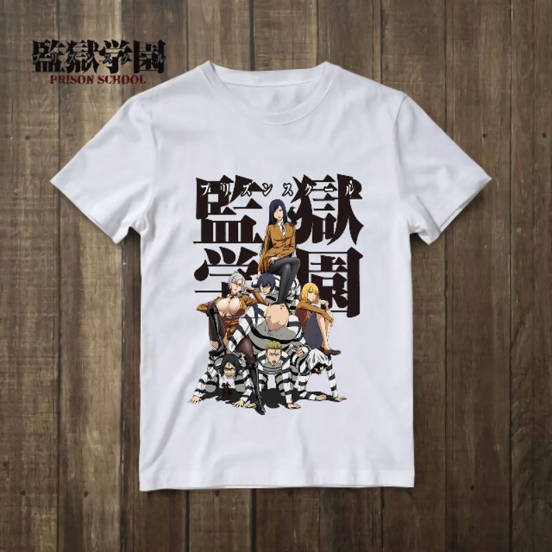 Prison school อะนิเมะ men& 39;s และ women& 39;s เสื้อยืด