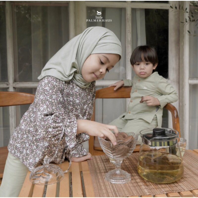 Little Palmerhaus Jardin Tunic Set สําหรับเด็ก