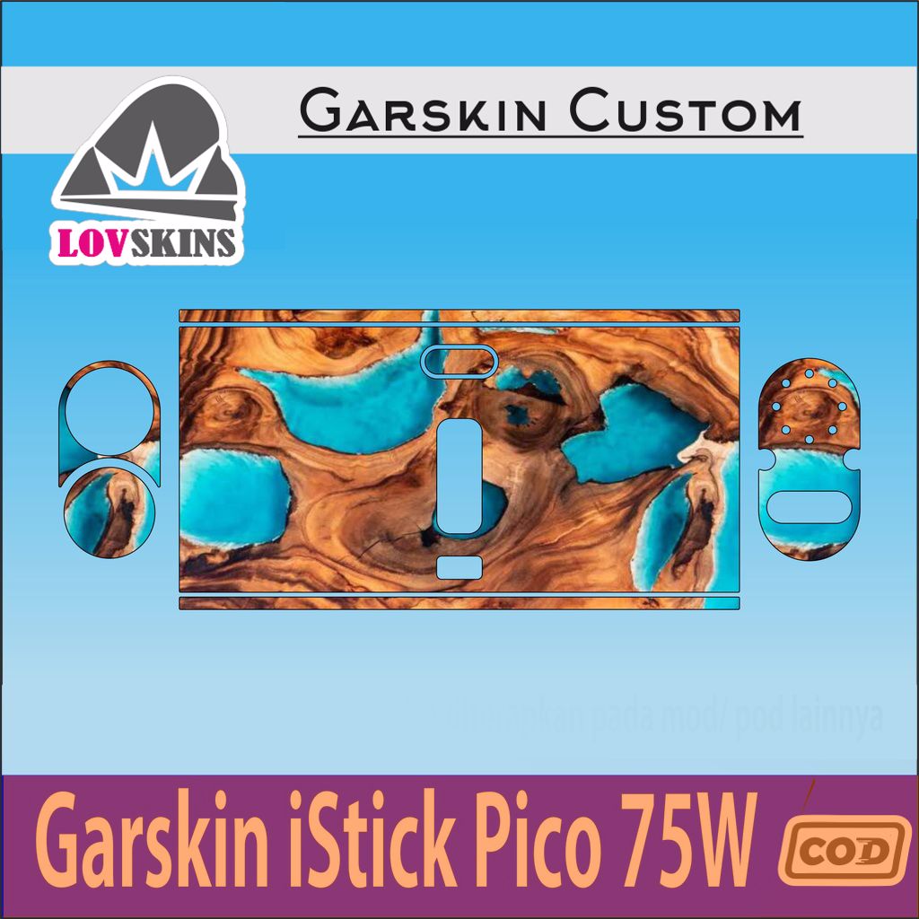 Garskin Skin Protector IStick Pico 75w (Variation 2) ฟรี Custom Motif