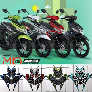 สติกเกอร์ mio m3 Yrs 2017 Striping ori mio m3 แบบเต็มตัว สําหรับติดตกแต่งรถจักรยานยนต์