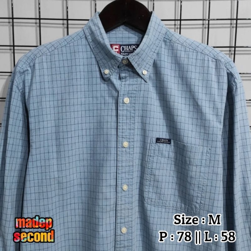 เสื้อเชิ้ต KEMEJA Ralph LAUREN CHAPS