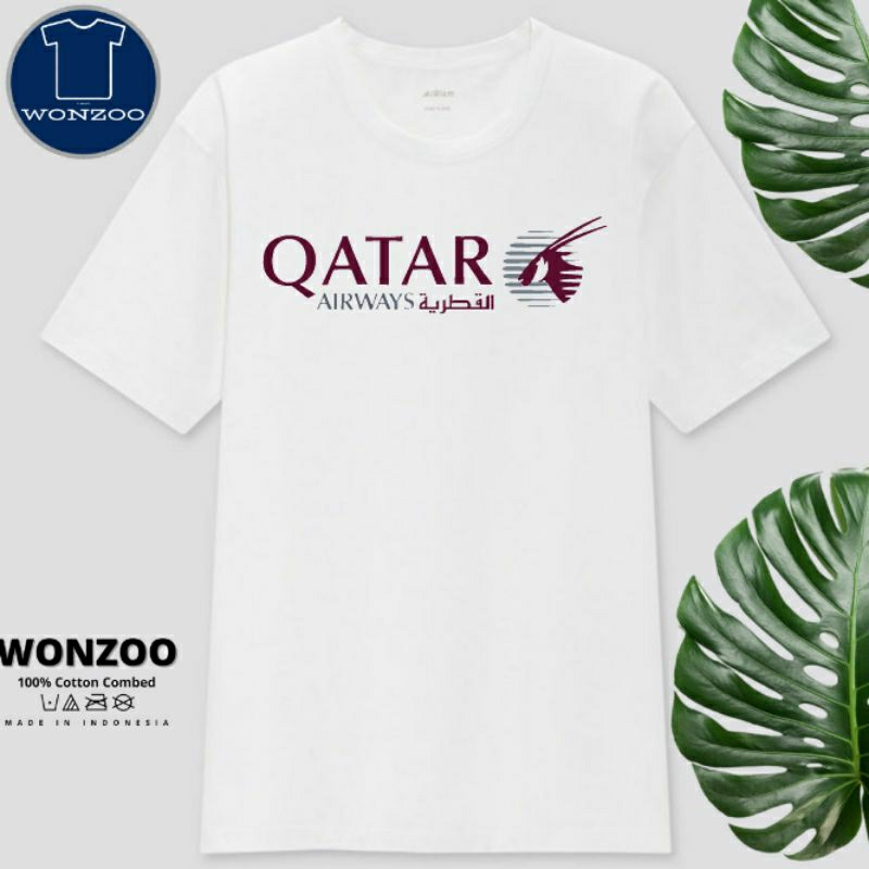 QATAR AIRWAYS เสื้อยืดคุณภาพระดับพรีเมียม
