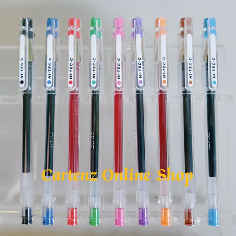 [1 ชิ้น] ปากกา HiTec-C PILOT 0.25/0.3/0.4/0.5 มม. ต้นฉบับสีสันสดใส