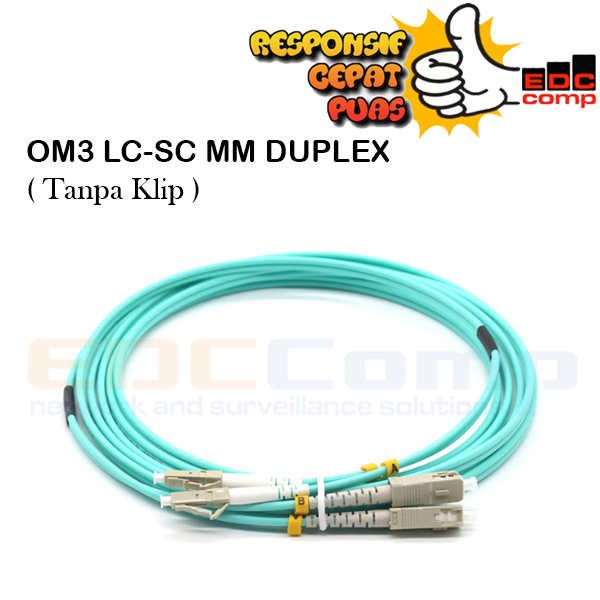 OM3 LC-SC Duplex Fiber Optic Patchcord/OM3 FO Patch Cord 1-5 M