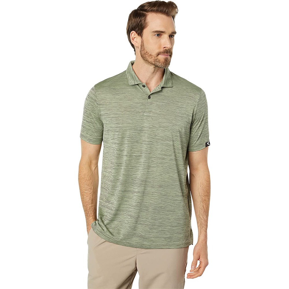 OKLY Gradient Gravity Polo 2.0 Green Original - เสื้อกอล์ฟผู้ชายแบรนด์