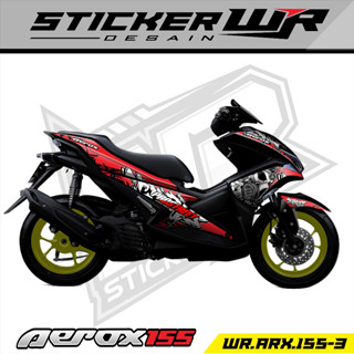 สติกเกอร์ AEROX 155 OLD Striping สําหรับติดตกแต่งรถจักรยานยนต์ AEROX 155 OLD Prostreet Newest 03