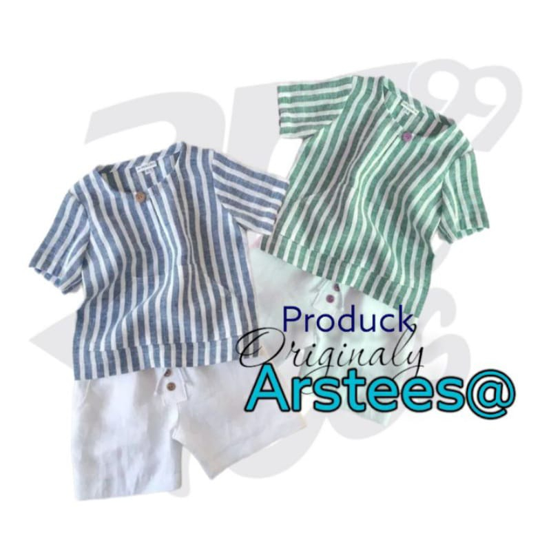 KEMEJA BABY SHIRT SET/PREMIUM/6 MONTHS-5T