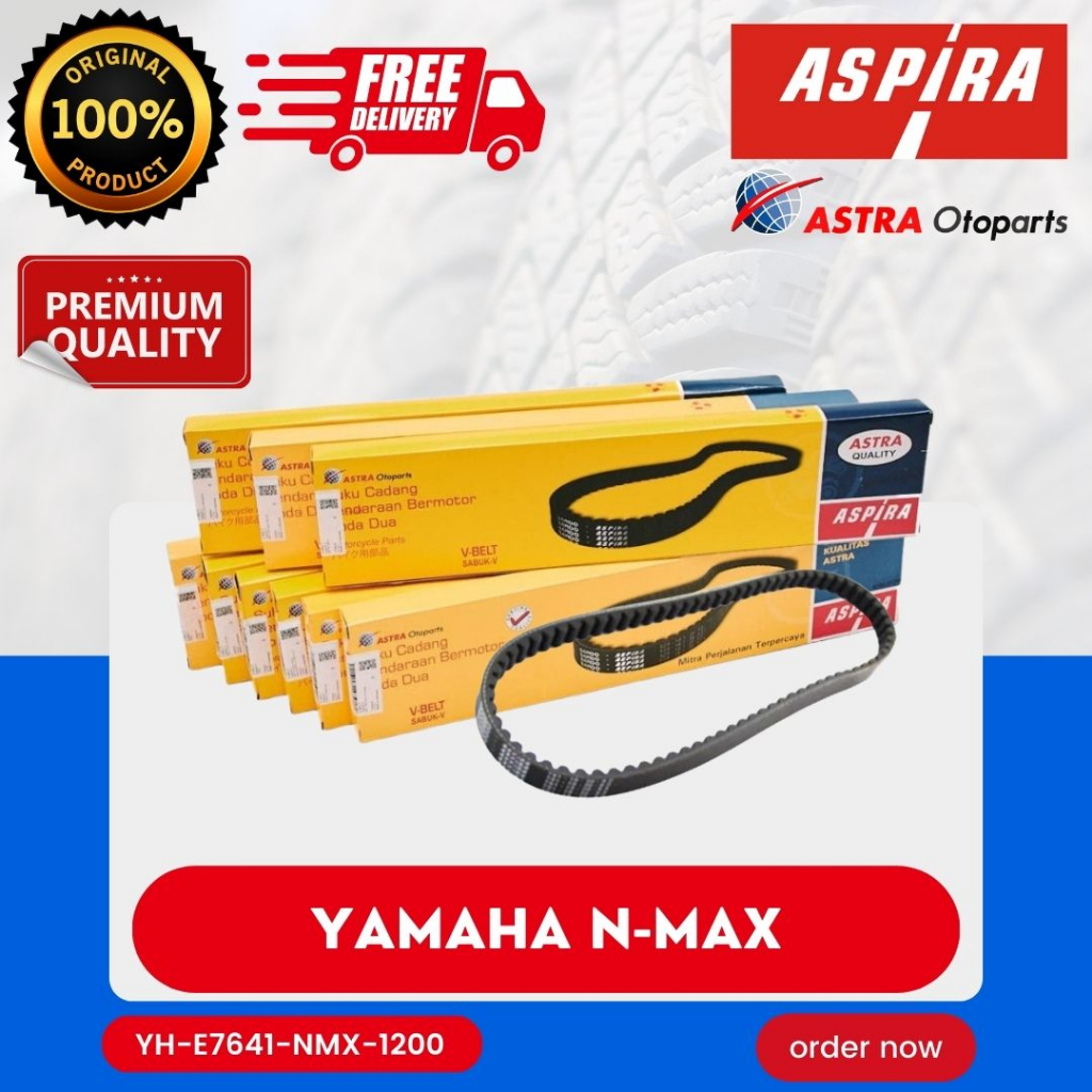 สายพาน V ASPIRA/FANBELT VAN BELT V BELT YAMAHA NMAX N-MAX ASPIRA เดิม