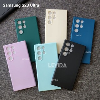 เคสโทรศัพท์มือถือแบบนิ่ม ทรงสี่เหลี่ยม สีมาการอง สําหรับ Samsung S23 Samsung S23 Plus Samsung S23 Ultra Samsung S23 Samsung S23 Plus Samsung S23 Ultra