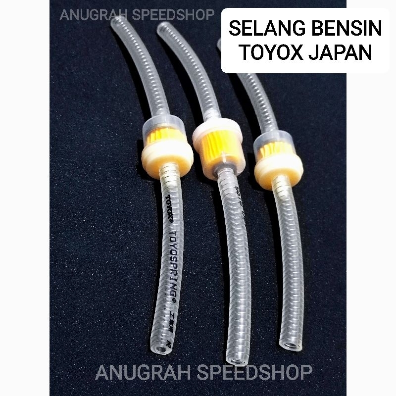 TOYOX ญี่ปุ่น GAOLINE HOSE CLEAR TRANSPARENT GAOLINE HOSE RX KING NINJA TIGER HEREX CB GL MP SCORPIO THUNDER ETC GASTOLINE HOSE PLUS ตัวกรองแม่เหล็กแก๊สกรอง