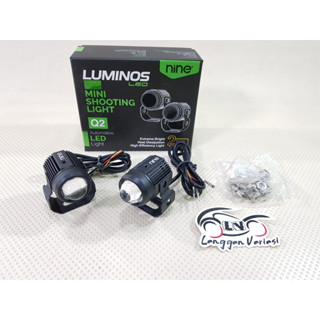 Nine Luminos Q2 ไฟถ่ายภาพ ขนาดเล็ก 1 คู่ (2Nd Contents) สีขาว สีเหลือง และสีขาว