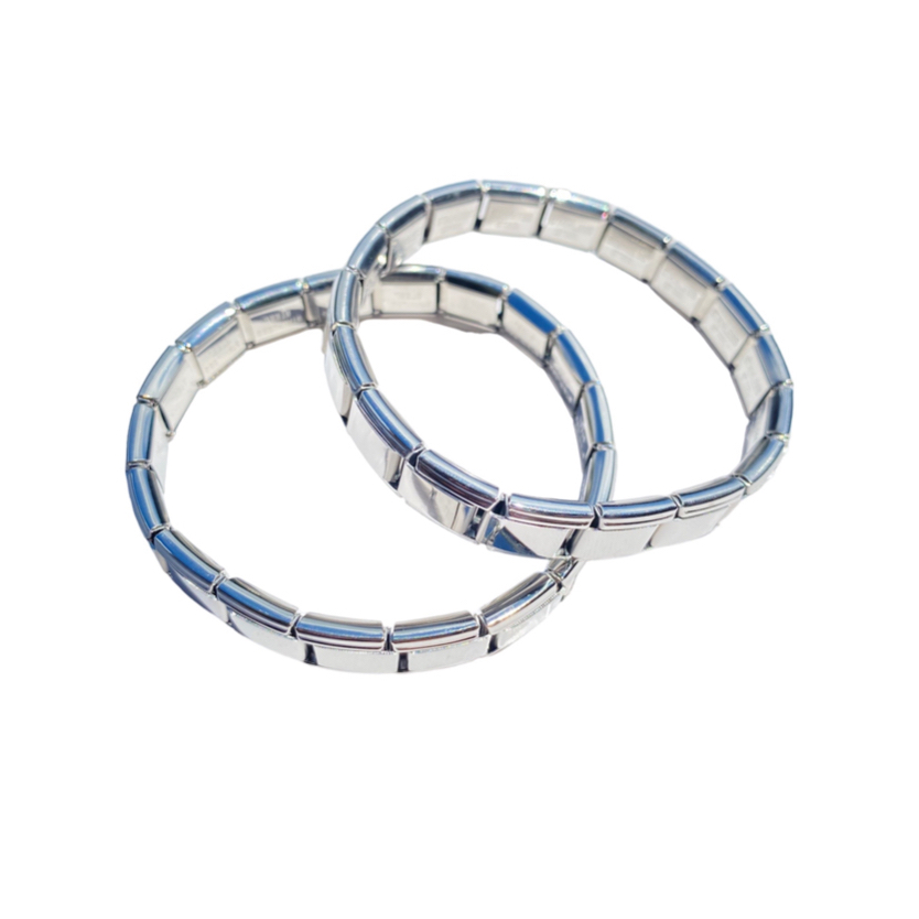 สร้อยข้อมือสแตนเลส (9Mm x 18 ชิ้น)