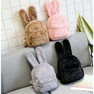 7.7.7 - TAS RANSEL Fur - RANSEL Fur IMPORT KOREA TAS เสื้อยืดลําลอง ขนกระต่ายน่ารัก สําหรับผู้หญิง