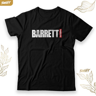 เสื้อยืด ลาย Barrett firearms สไตล์ทหารยุทธวิธี DISTRO