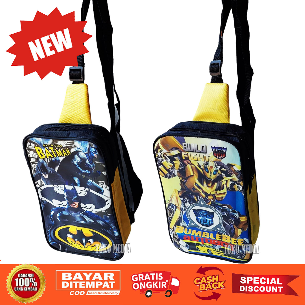 Nice Bumblebee Batman Shoulder Sling Bag