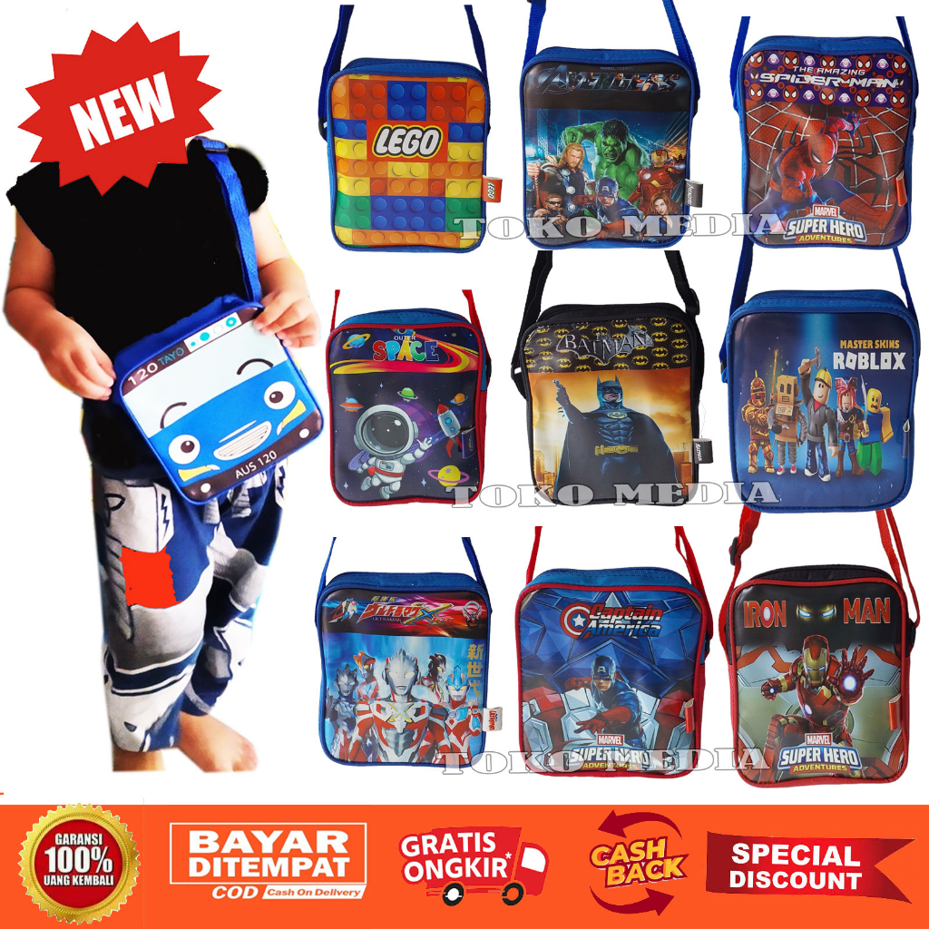 เรือมรณะ!! Bumblebee & CAPTAIN AMERICA Small Size Coin Sling bag (ไม่ใช่กระเป๋านักเรียน)