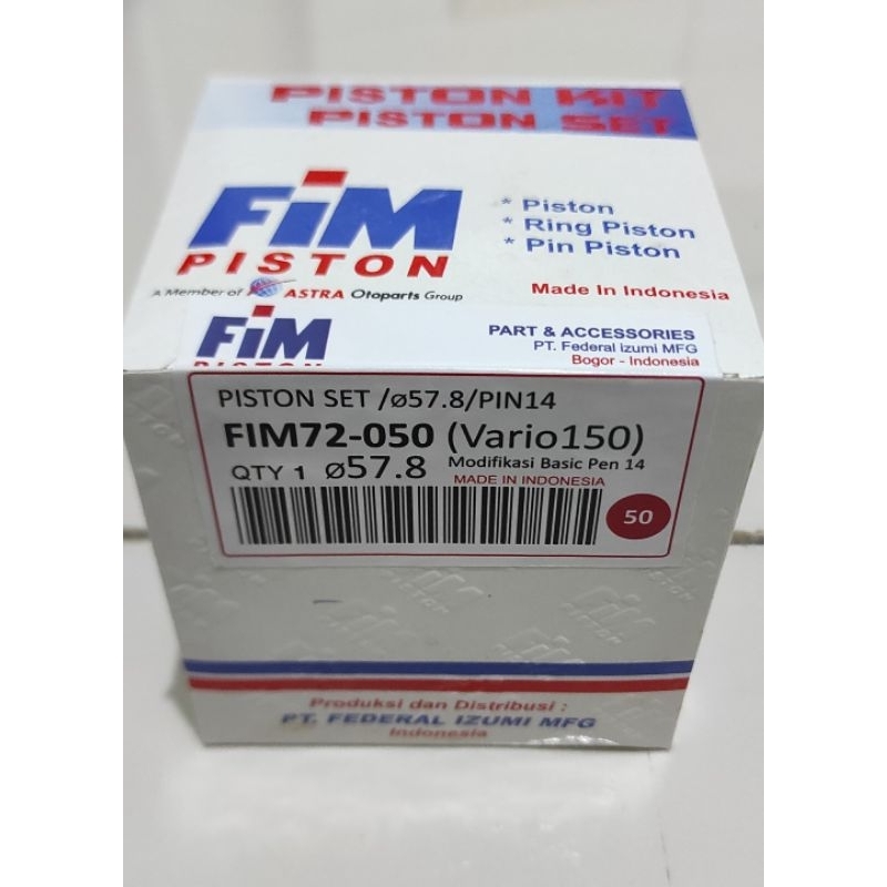 ลูกสูบ Fim 72 Vario 150 OS Std, OS 50, OS 100, OS 150