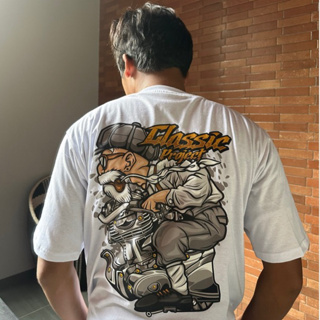 Baju เครื่องแข่งรถ Sogan - Kaos Men Distro Sogan Style Motor cb gl mp tiger MC CP.07