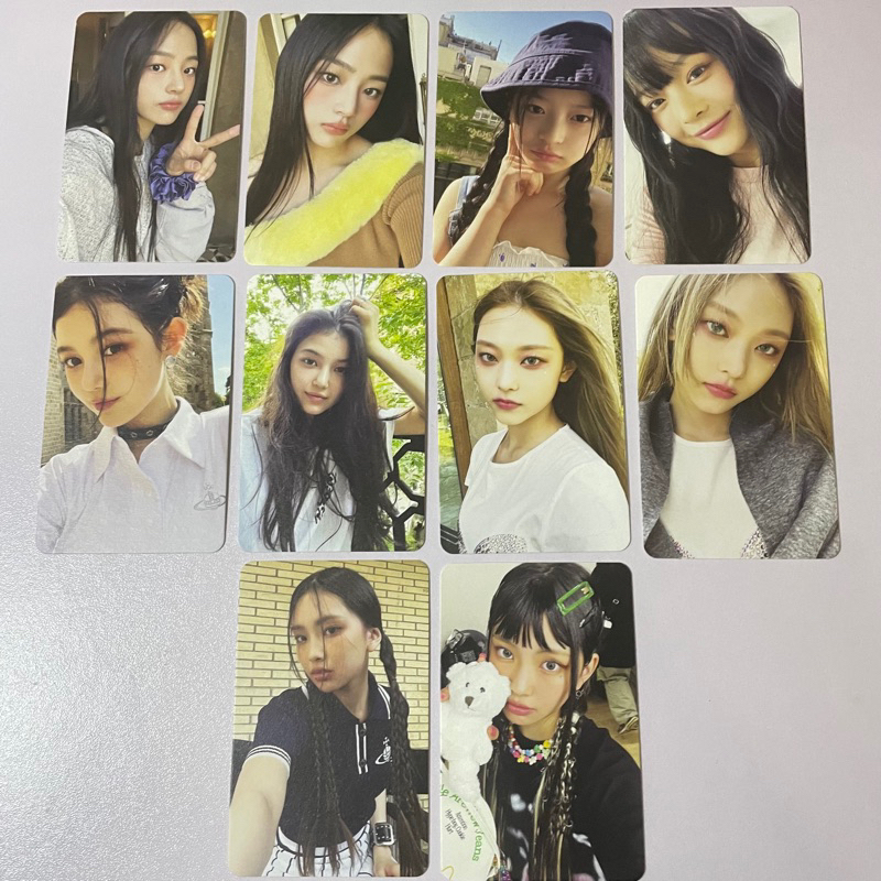 Pc NewJeans - New Jeans Weverse Album B Ver Photocard Minji Hanni Danielle Haerin Hyein