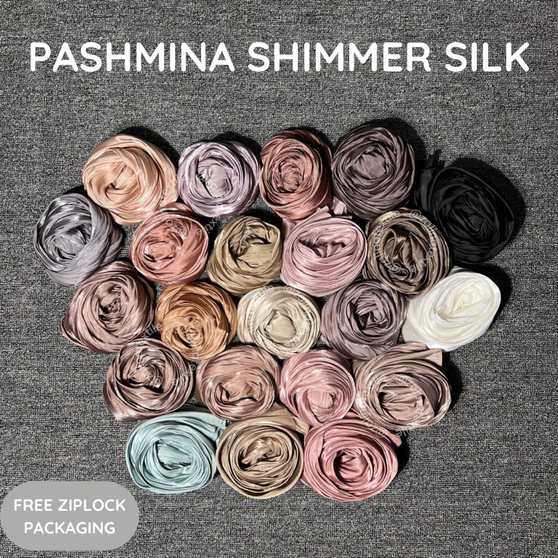 PASHMINA SHIMMER SILK | มาเลเซียพรีเมี่ยม SHAWL