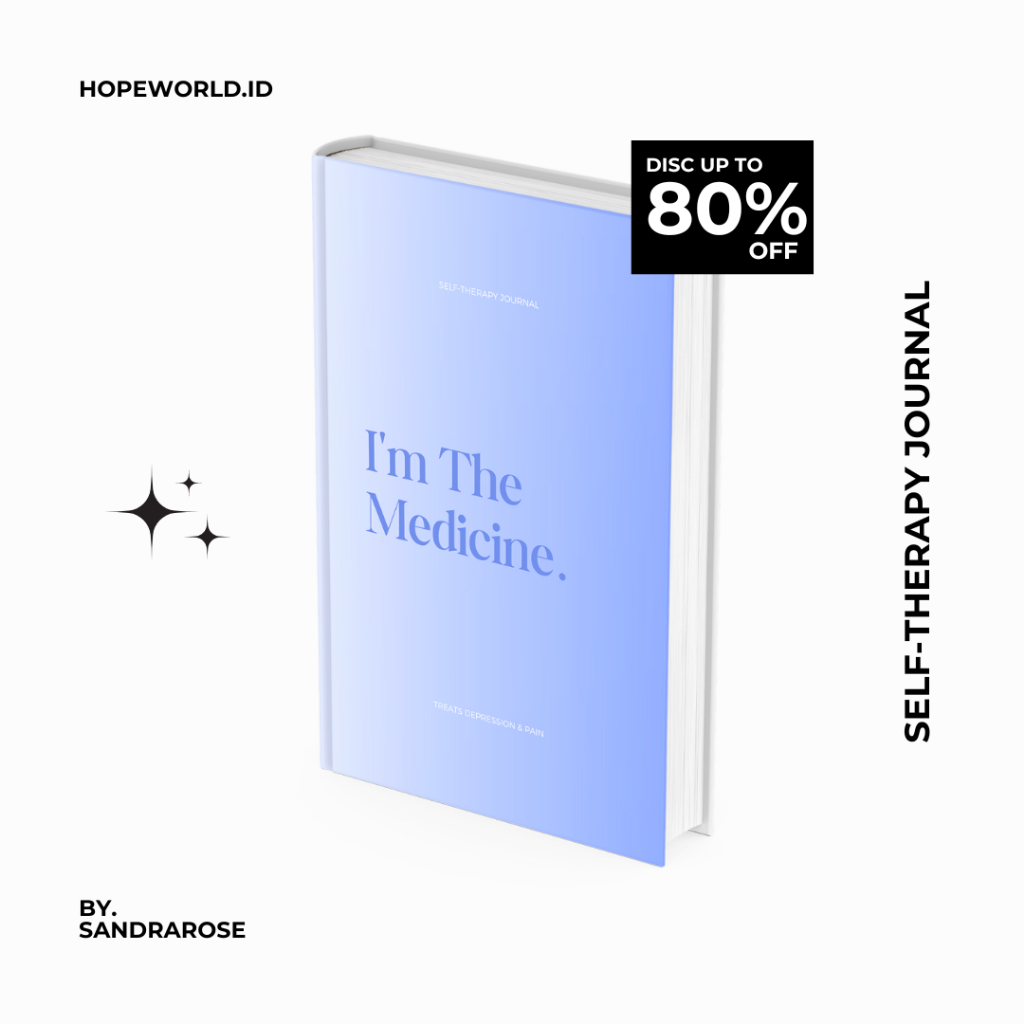 วารสารบําบัดตัวเอง - lm The Medicine by SANDRAROSE หนังสือจิตวิทยา สมุดไดอารี่ แพลนเนอร์ สมุดจดบันทึกรายวัน