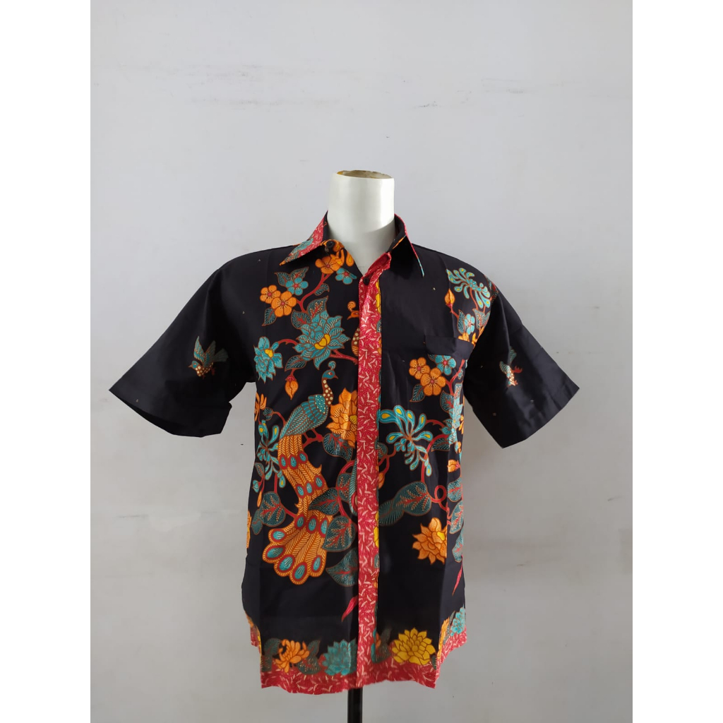 BLOUSE WITH WORK MOTIF FOR MEN - HM353