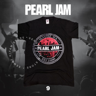 เสื้อยืด พิมพ์ลาย Seattle 1990s PEARL JAM Builtup Punk Rock Music Band Prapatan Rebel Puritan สไตล์พังก์ร็อค