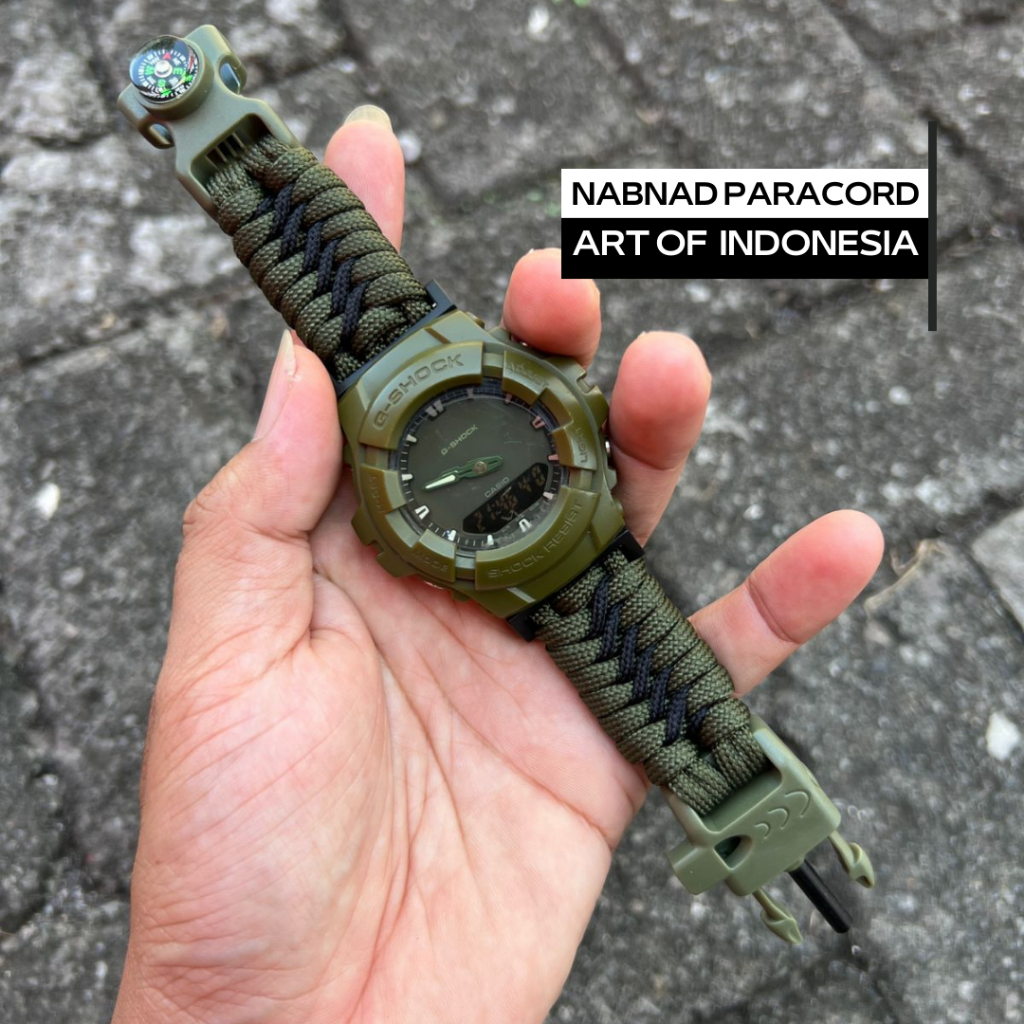 Paracord G Shock สายนาฬิกา GA 100 GA 120 GA 110 GA 300 GA 100C GAC 100 GD 100 GDF 100 G 8900 GD 8900