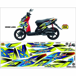 สติกเกอร์ตกแต่ง Yamaha X-Ride Variation striping xride 125 old X-Ride old