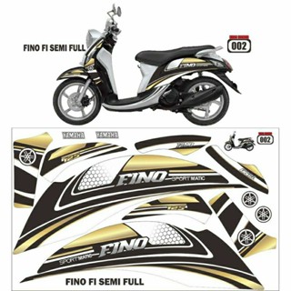 สติกเกอร์ กึ่งเต็ม fino 125 fi striping yamaha fino 125 สําหรับติดตกแต่ง