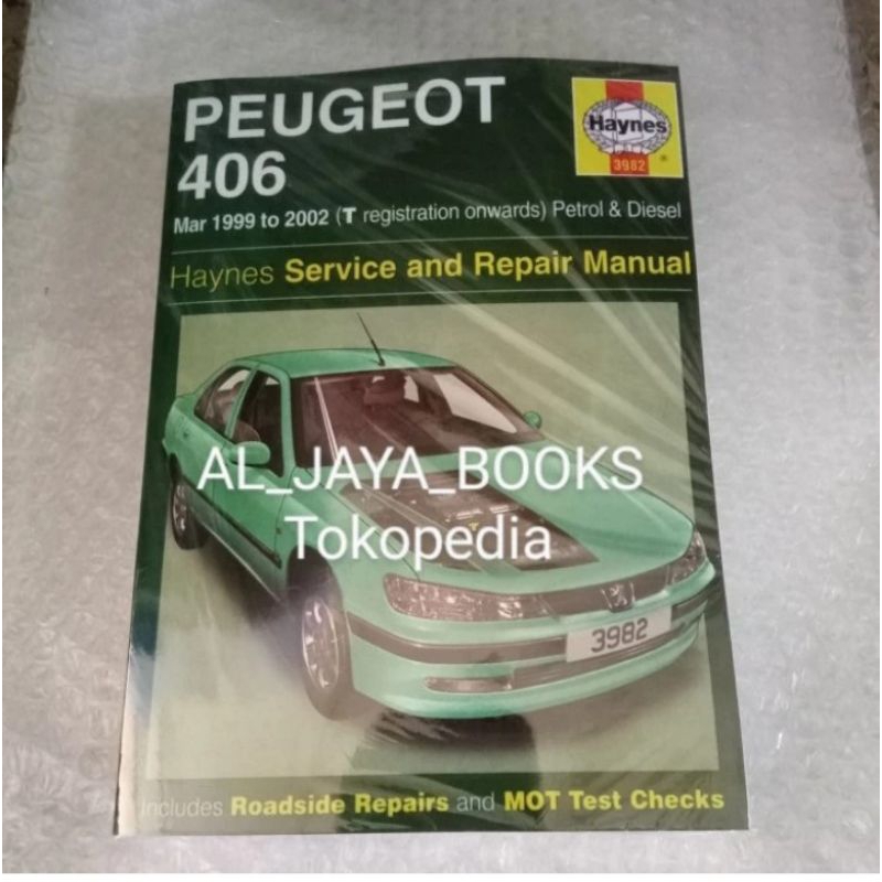 หนังสือคู่มือ Peugeot 406 Book 1999-2002 haynes
