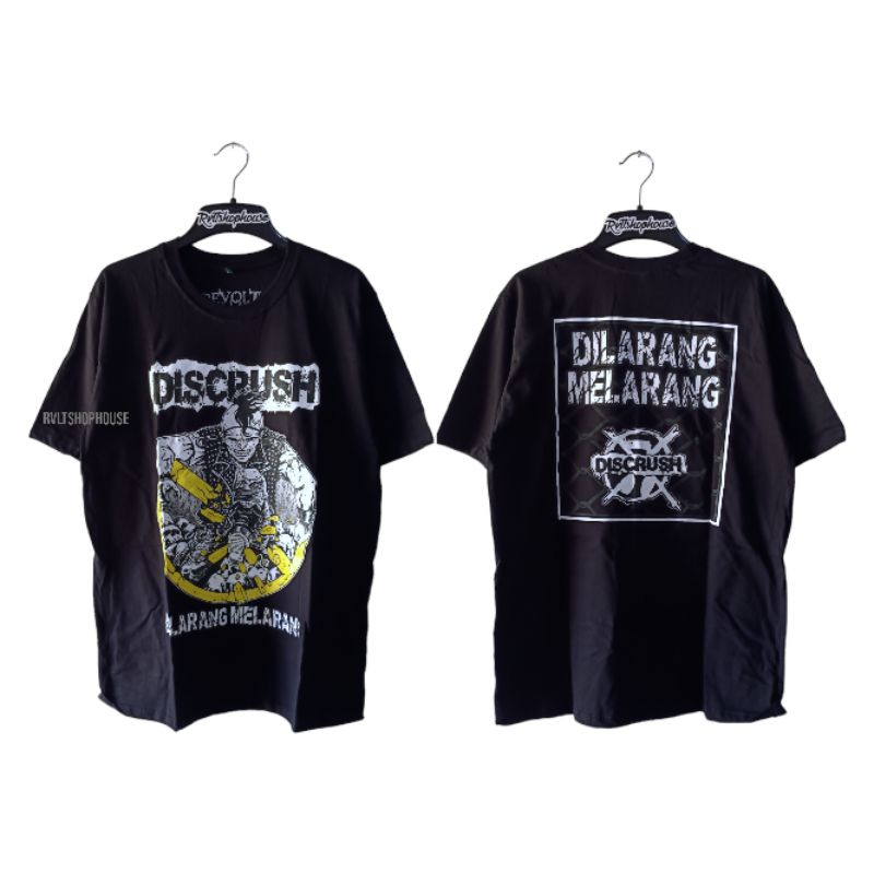 Discrush Punk Band T-shirt - No Run / Punk T-shirt Distro T-shirt Music T-shirt