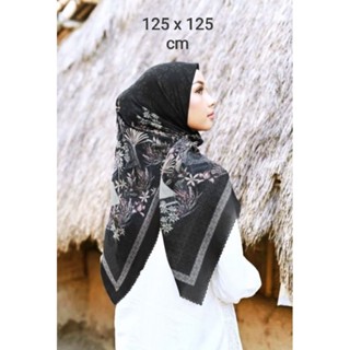 /SYARI Nirmadaa Black/HIJAB PREMIUM/Wholesale HIJAB/HIJAB Quarter/HIJAB MOTIF PREMIUM/HIJAB KW/SYARI Quarter