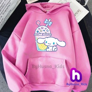 เสื้อแจ็กเก็ตมีฮู้ด ลาย CINNAMOROLL UNICORN CINNAMOROLL พรีเมี่ยม สําหรับเด็กผู้ชาย และเด็กผู้หญิง