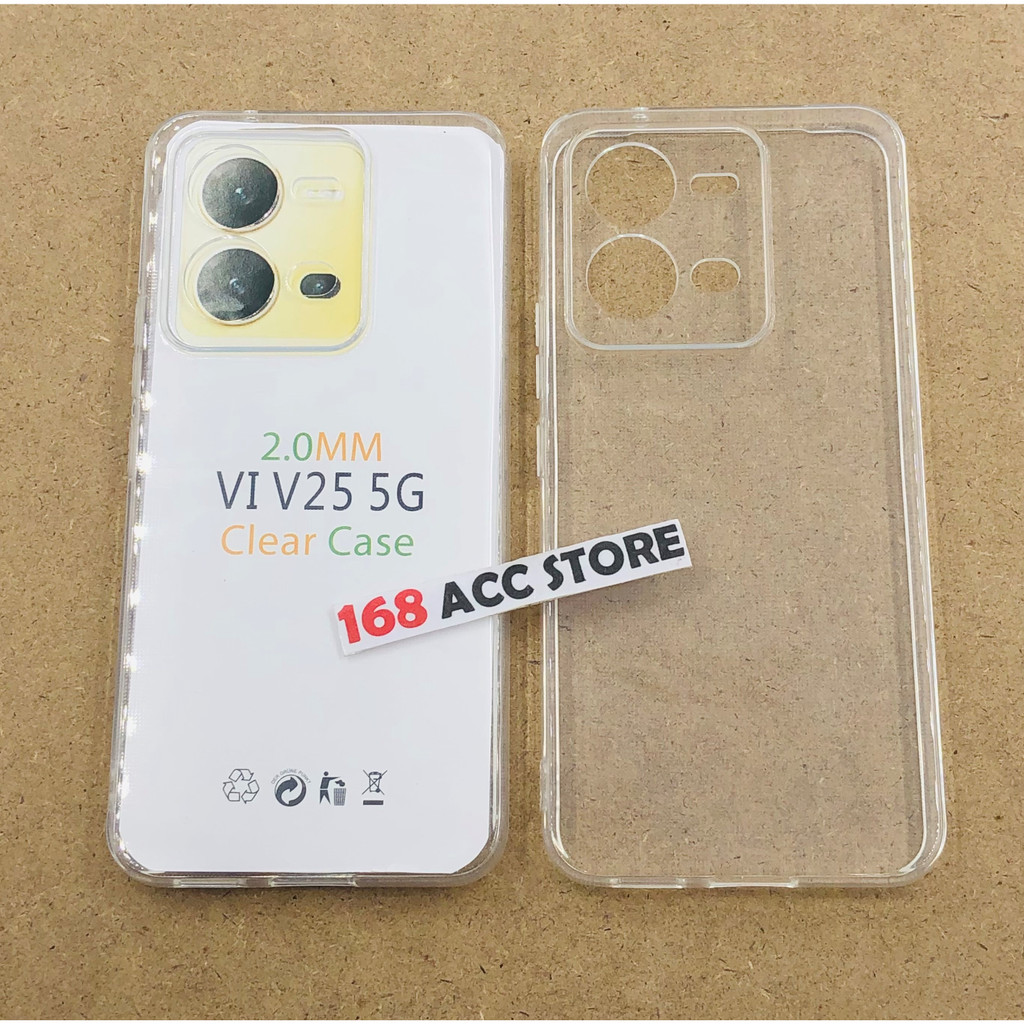 Vivo V25 5g V25e y02 Case ซิลิโคนใส 2.0mm