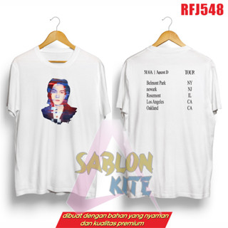 เสื้อยืด ลาย Free Fotocard Suga Face August Dday RFJ548