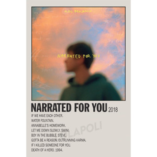โปสเตอร์อัลบั้มปกคลุม สําหรับคุณ Alec Benjamin