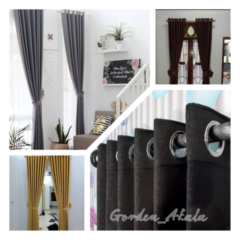 BLACKOUT CURTAINS/THICK CURTAINS/PREMIUM PLAIN CURTAINS