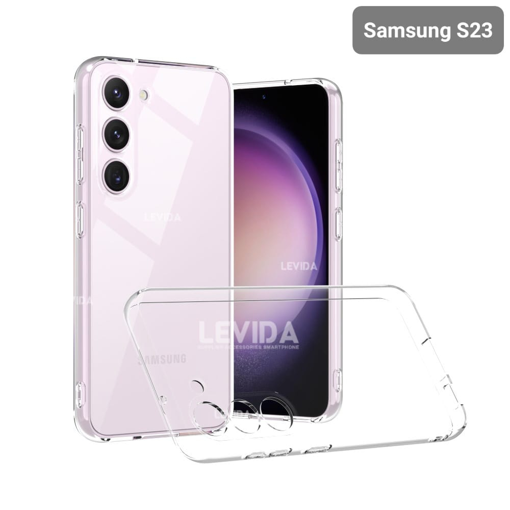 Samsung S23 Samsung S23 Plus Samsung S23 Ultra Samsung S23 FE Softcase Clear 2.0mm Clear Case Samsun