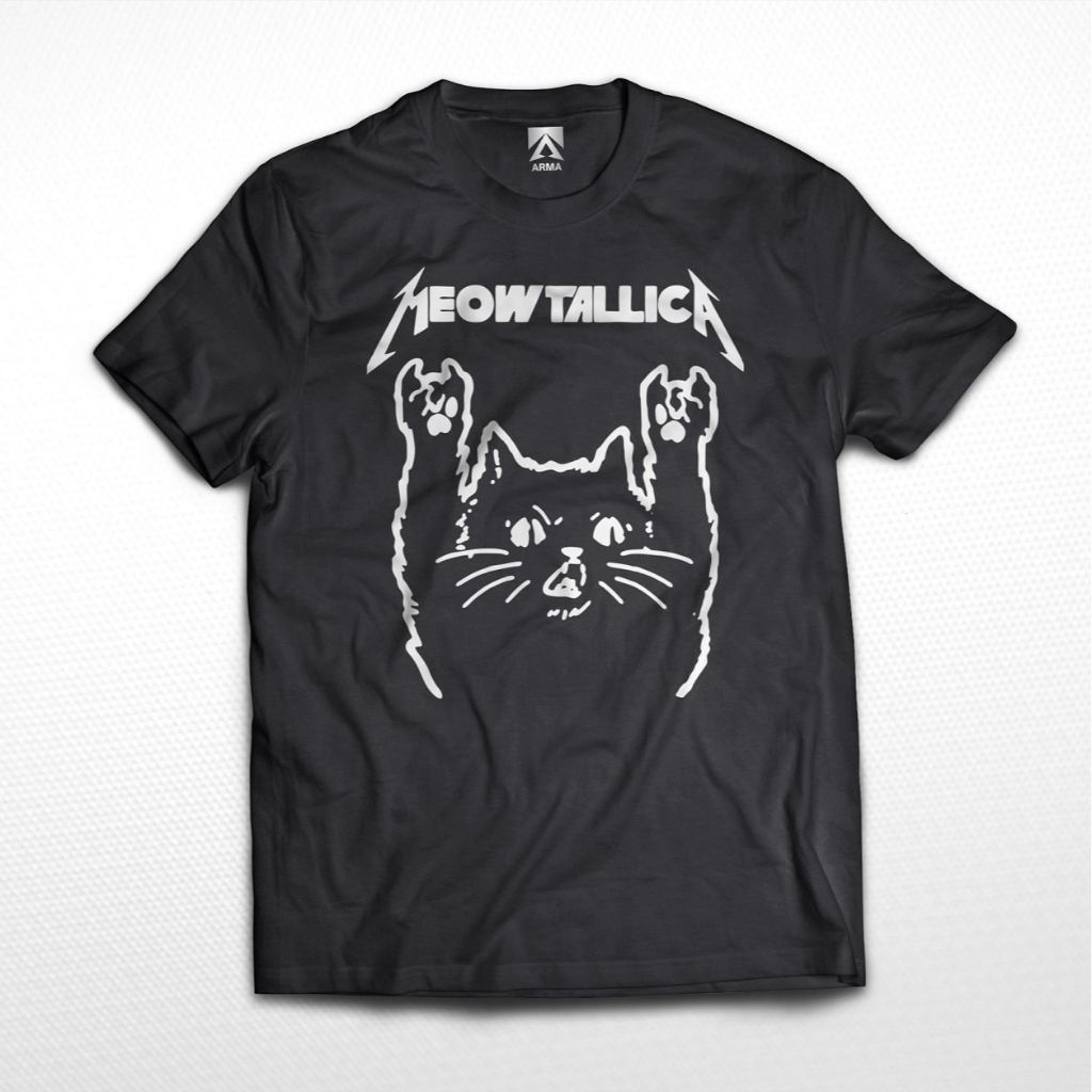 Meowtallica T-Shirt/meowtallica T-Shirt unisex distro VINTAGE T-Shirt