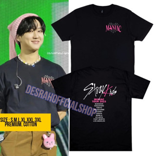 เสื้อยืด พิมพ์ลาย straykids maniac Encore สไตล์เกาหลี 2023