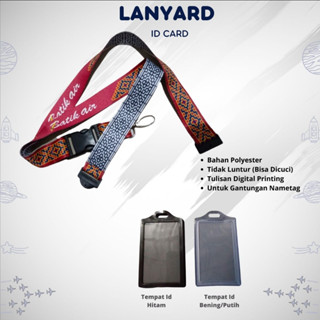 Batik AIR 2022 ใหม่ LANYARD ที่แขวนเชือก ID+Place 2 ช่อง ของแท้