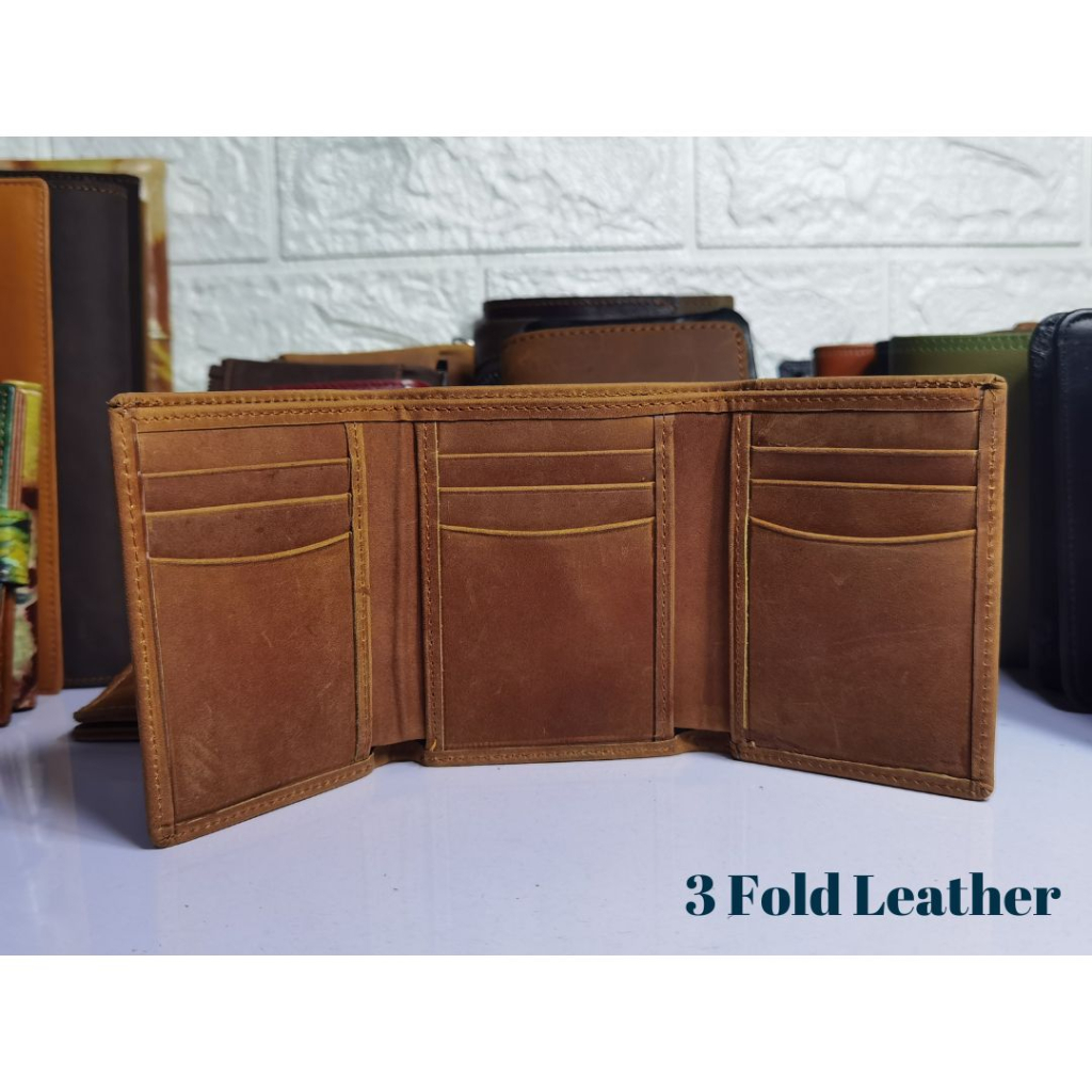 Tommy type 3 Fold mini กระเป๋าสตางค์ผู้ชายยืน