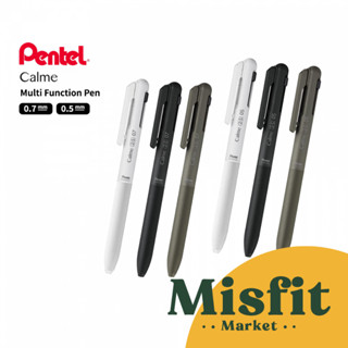 Pentel Calme 2S ปากกาลูกลื่น 0.5 0.7 มม. อเนกประสงค์