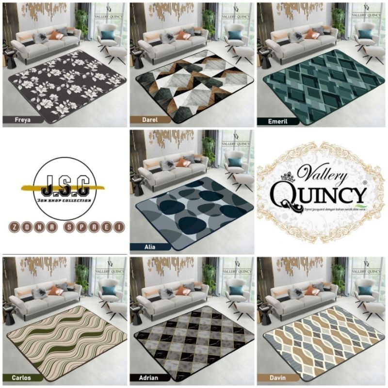 VALLERY QUINCY_Vallery quincy พรม ขนาด 150x190 พรมผ่อนคลาย