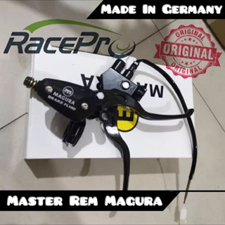 Magura ชุดมาสเตอร์เบรกคลัตช์ ท่อวงรี มาการูรา มาสเตอร์เบรก ผลิตในประเทศเยอรมนี ได้มาตรฐาน สําหรับ Kawasaki Ninja 150 Ninja R Ninja SS Vixion Tiger Cb150R R15 R25 Mega Rx king Vario Beat Mirrorless Mio Etc