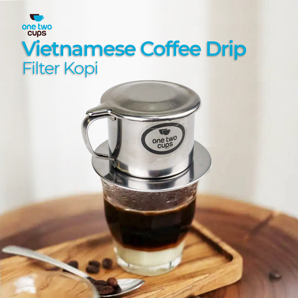 Vietnam Drip / Coffee Filter / เวียดนาม Coffee Filter 180 ml - LC1 - สีเงิน