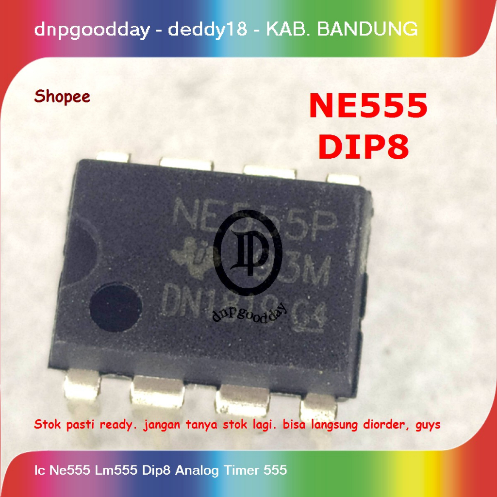 Ic Ne555 Lm555 Dip8 Analog Timer 555