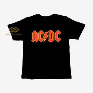 เสื้อยืด ลายวงดนตรี ACDC สําหรับเด็กอายุ 1-12 ปี